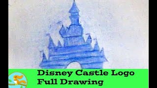Disney Castle Logo Full Drawing