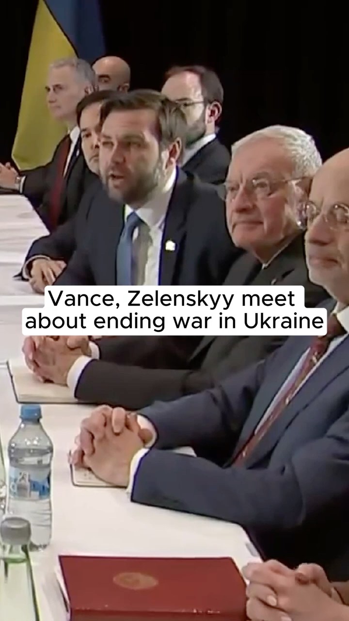 Vance, Zelenskyy meet about ending war in Ukraine