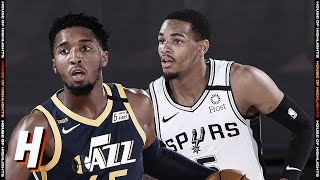 San Antonio Spurs vs Utah Jazz - Full Game Highlights August 13, 2020 NBA Restart