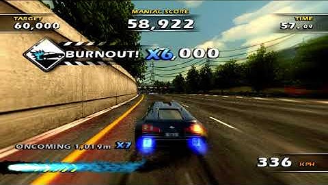 Burnout Dominator PS2 - PCSX2 255,326 Points Autobahn Maniac with Super Prototype