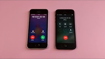 Incoming call & Outgoing call at the Same Time Apple iPhone 5 vs 5se
