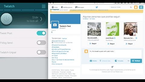Twlatch: A Latch Twitter Plugin