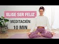 Meditación Guiada para Eliminar Pensamientos Negativos - Mente Positiva y Abundancia (10 min)