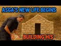 Simple Life in Nature | Building a Stone Hut and Brewing Coffee by the Spring 🍃🔥"#sabzlife 