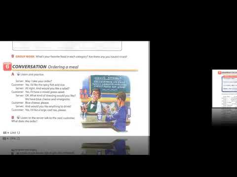 BOOK  1  Easy English   Unit 13 May I Take Your Order