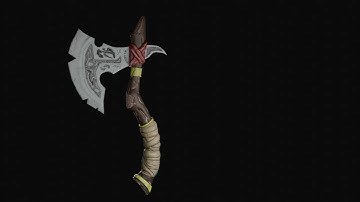 3D Low-poly hand painted Axe🎨 ✨️ 🪓 ⚒️