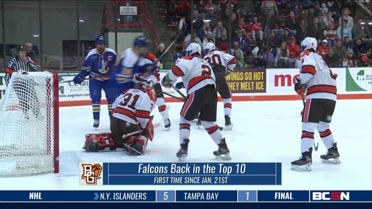 Bowling Green Hockey Back in the Top Ten YouTube