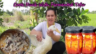 Amazing cooking skills | Cooking duck with fermented tofu recipe