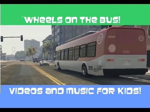 WHEELS ON THE BUS buses cars trucks nursery rhymes for kids and toddlers!