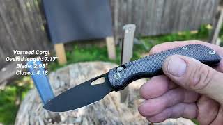 3 BUDGET EDC KNIVES for UNDER 60 BUCKS - MOYARL - PAGOS - CORGI