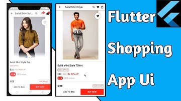 Flutter UI Design Series | Shopping App UI Design Flutter | Flutter UI Design Tutorial | Vivek Lodh