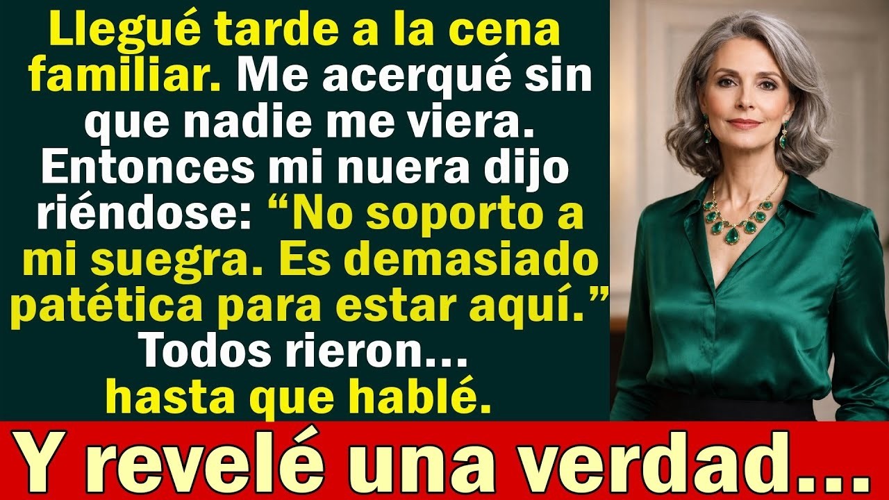 Mi nuera se burló de mí llamándome “patética” sin saber que yo escuchaba… lo que hice después