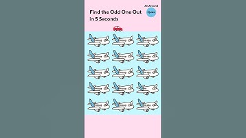 All around Quizz | Find the Odd One Out 022 Test Your Observation Skills #allaroundquizz #quiz #test