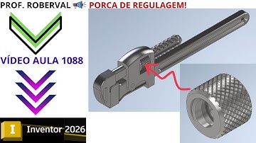 Lesson 1088 - Modeling the Knurled Valve Adjustment Nut in Autodesk Inventor 2026