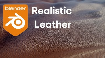 How to make procedural Leather material in blender-fast tutorial