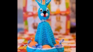ПАСХАЛЬНЫЙ ЗАЯЦ С КАРМАШКАМИ ДЛЯ ЯИЦ. часть 2 ПАСХАЛЬНЫЙ ЗАЯЦ С КАРМАШКАМИ ДЛЯ ЯИЦ. часть 2