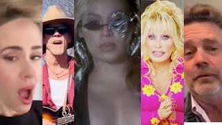 Celeb Reaction To Beyonces Texas Hold Em
