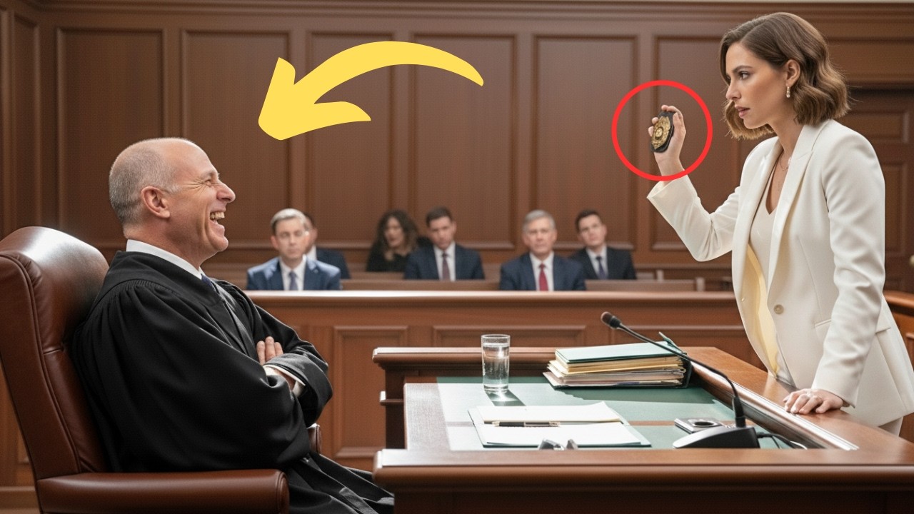 JUEZ ORDENA DETENER A LATINA SIN PRUEBAS… ELLA MUESTRA UNA INSIGNIA FEDERAL, Y ÉL TERMINA ESPOSADO