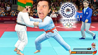 Vier Youtuber werfen sich beim JUDO gegenseitig durch die HALLE (Tokyo 2020)