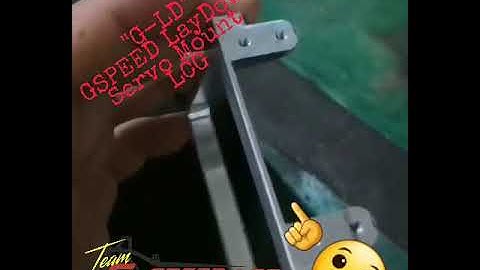 GSPEED Chassis G-LD LayDown servo mount
