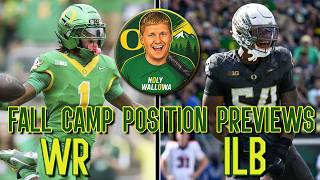 2026 Oregon Ducks Fall Camp Position Previews - Wide Receiver & Inside Linebacker