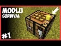 3 BOYUTLU CRAFTİNG MASASI - Minecraft Modlu Survival - #1