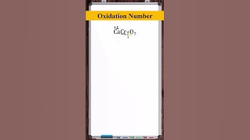 Determine the Oxidation Number | CaCr2O7