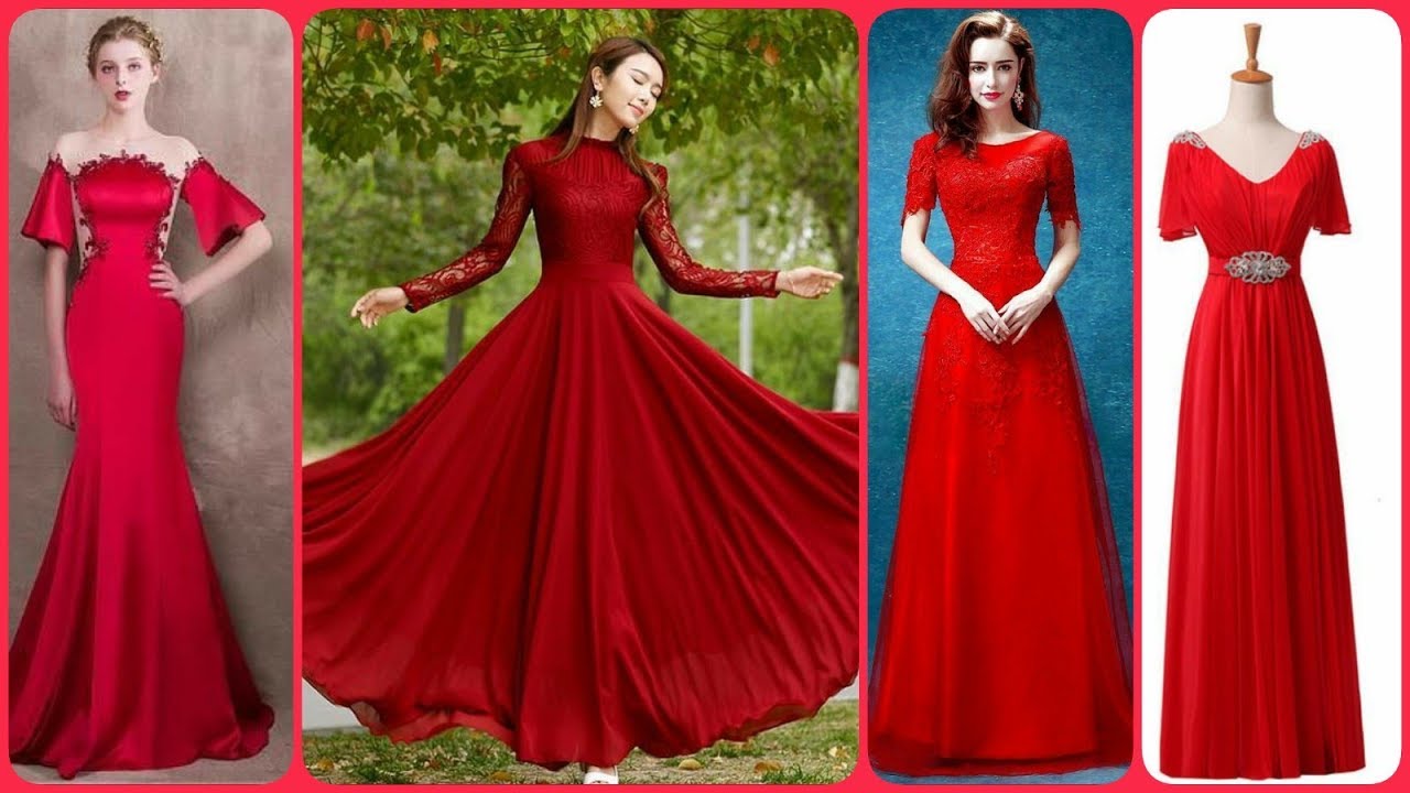 red full frock