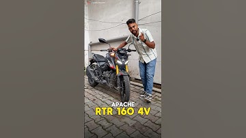 New Apache RTR 160 4V With TFT Display! 🔥 #shorts