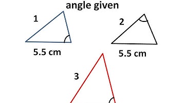 Maths - What is SAS congruence theorem and triangle construction  - Englsih