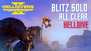 Helldivers 2: Blitz Solo Full Clear (Helldive /// No Deaths)