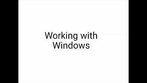 Grade 6- Computer science || Lesson 2 - Working with Windows (part 1) done by Sandhiya Mahadevan