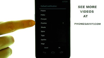 How Do I Change The Text Message Tone On My Samsung Nexus?