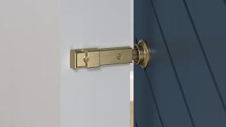 How-to Install the Barn Door Lock by National Hardware