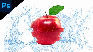 how to create apple splash in photoshop