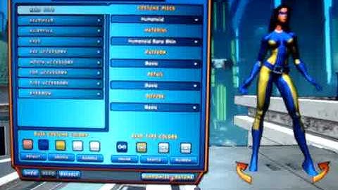 Champions Online Character Creator (Quick Run-through)