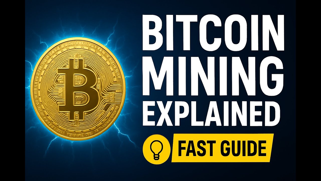 Bitcoin Mining Explained FAST: Step-by-Step for Beginners! - YouTube