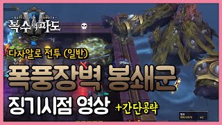 폭풍장벽 봉쇄군 (8넴) - 다자알로 전투 일반 징기시점