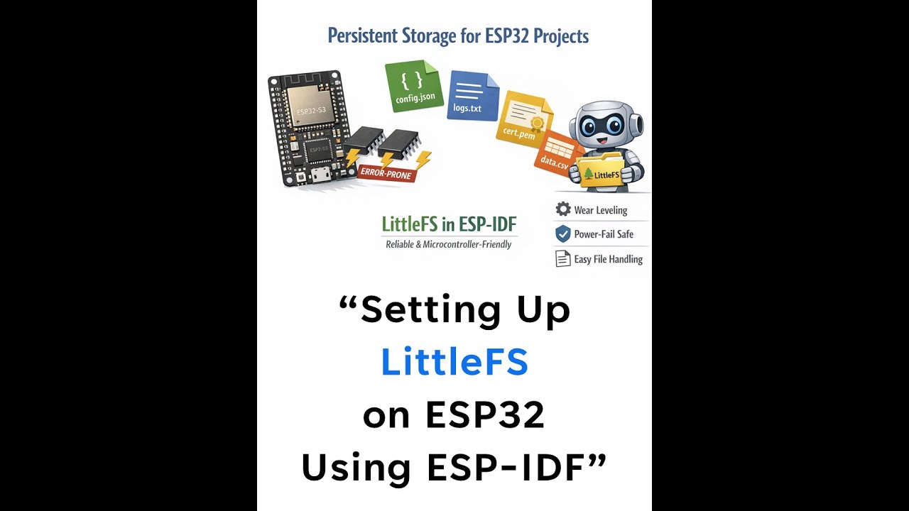Setting Up LittleFS on ESP32 Using ESP IDF