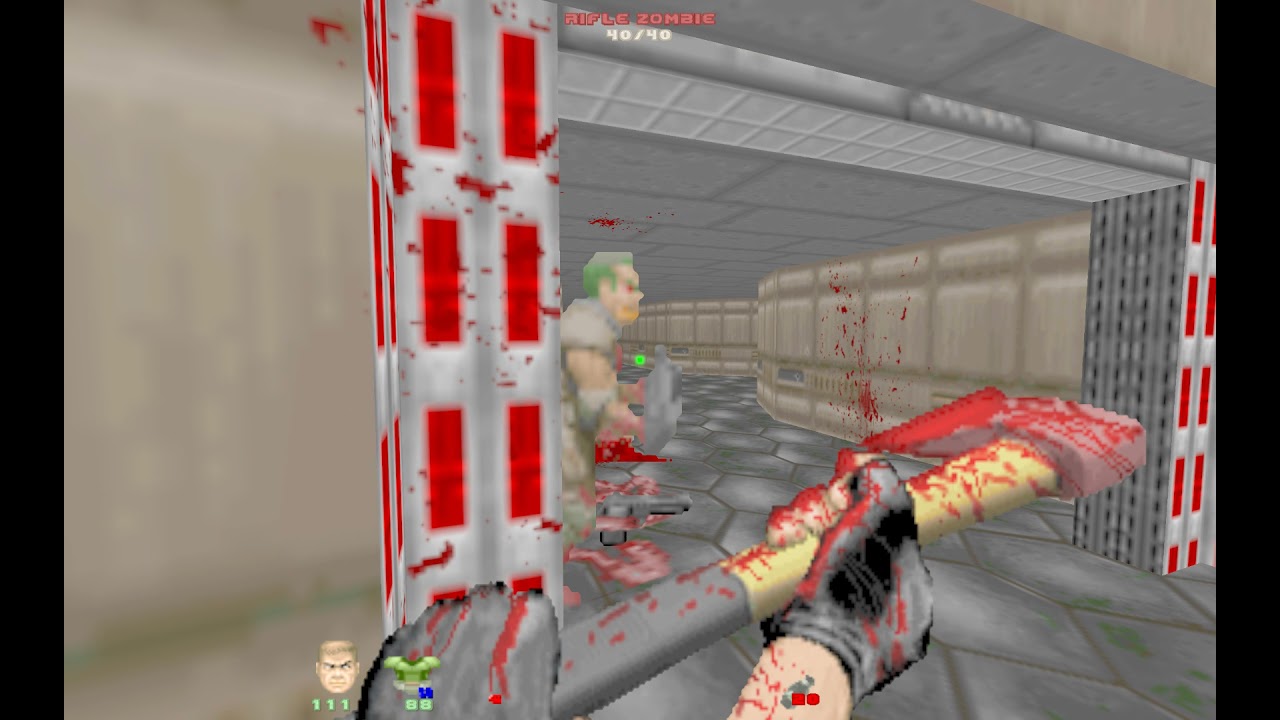 Play Brutal Ultimate DOOM killing with axe only.
