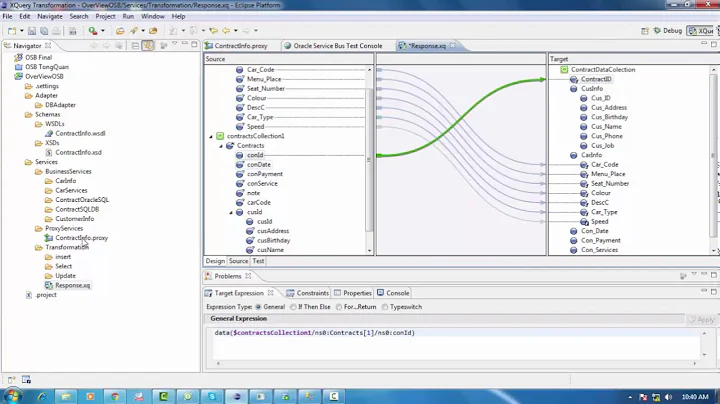 Xquery Transformation In Oracle Service Bus