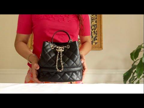 Chanel Drawstring Bucket Bag Unboxing