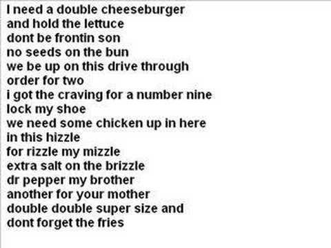 Drive Through BigMac Freestyle lyrics