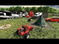 Camping de luxe sur un lac priv abandonn  farming simulator 22 roleplay