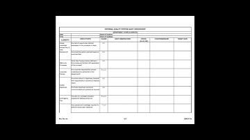 IATF16949 and ISO9001 Audit Checksheet (Store & Dispatch)