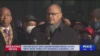 Eric Adams introduces David Banks as pick for DOE head