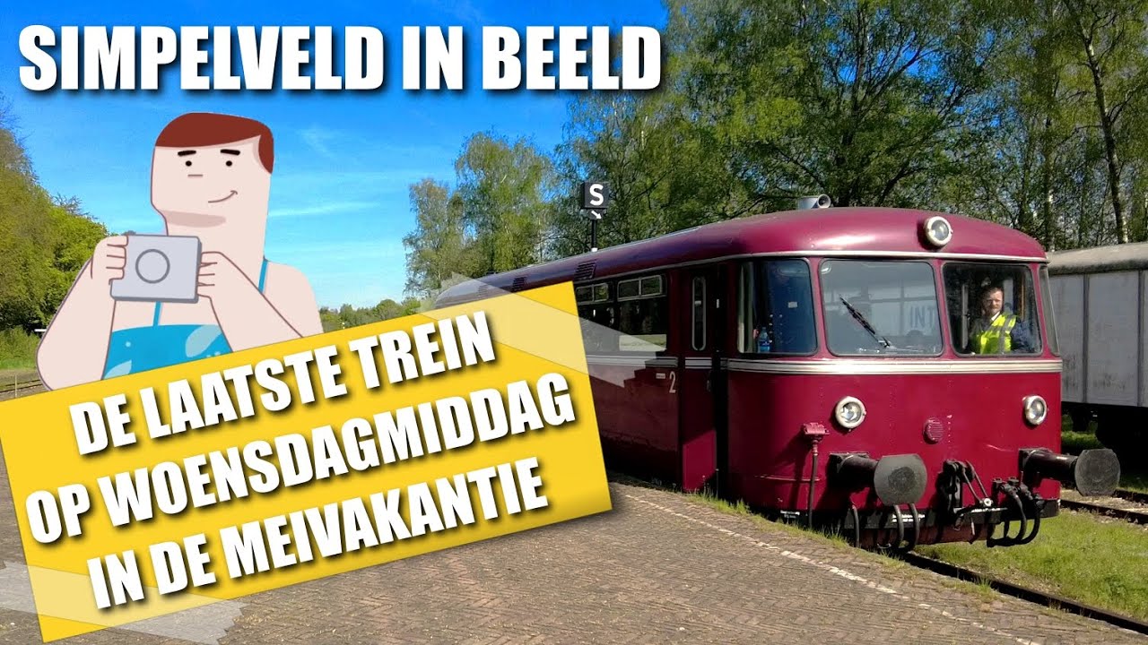 Miljoenenlijn Simpelveld - de laatste trein op woensdagmiddag in de