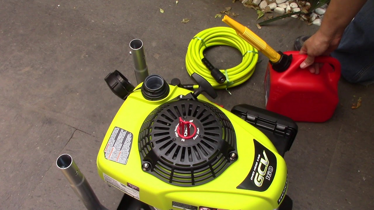 RYOBI 3000PSI HIDROLAVADORA -HOMEDEPOT - COMO ARMAR HIDROLAVADORA -REVIEW RYOBI POWER WASHER 3000PSI