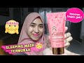 REVIEW SLEEPING MASK VIVA | BIKIN GLOWING ?? CUMA 20ribuan !! Asli kaget sama hasilnya ✨