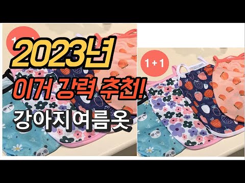 2023년 가성비 대박 강아지여름옷 상품 추천순위 TOP10